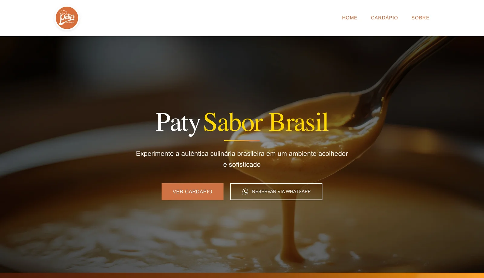 Paty Sabor Brasil website